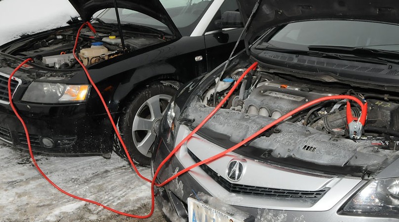 charging battery from another car